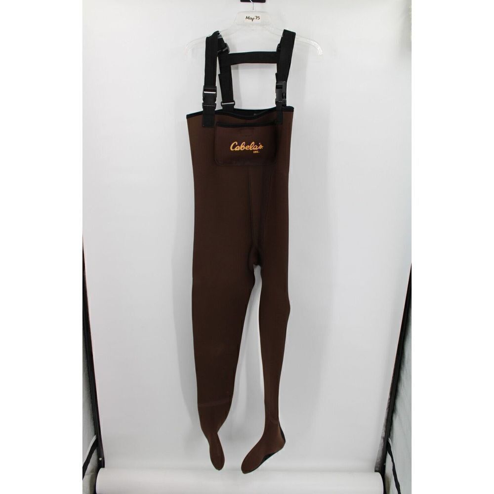 Cabelas Small Neoprene Waders Brown Cabela's Fishing FOOTED